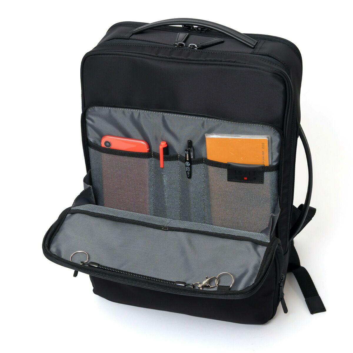 IS/ITビジネスリュックイズイットリュックメンズレディースB4A4マイナビソリッドビジネスバッグリュックサック15.6インチノートPC収納ビジネスビジカジ撥水ブランドおしゃれ出張仕事ISIT975732