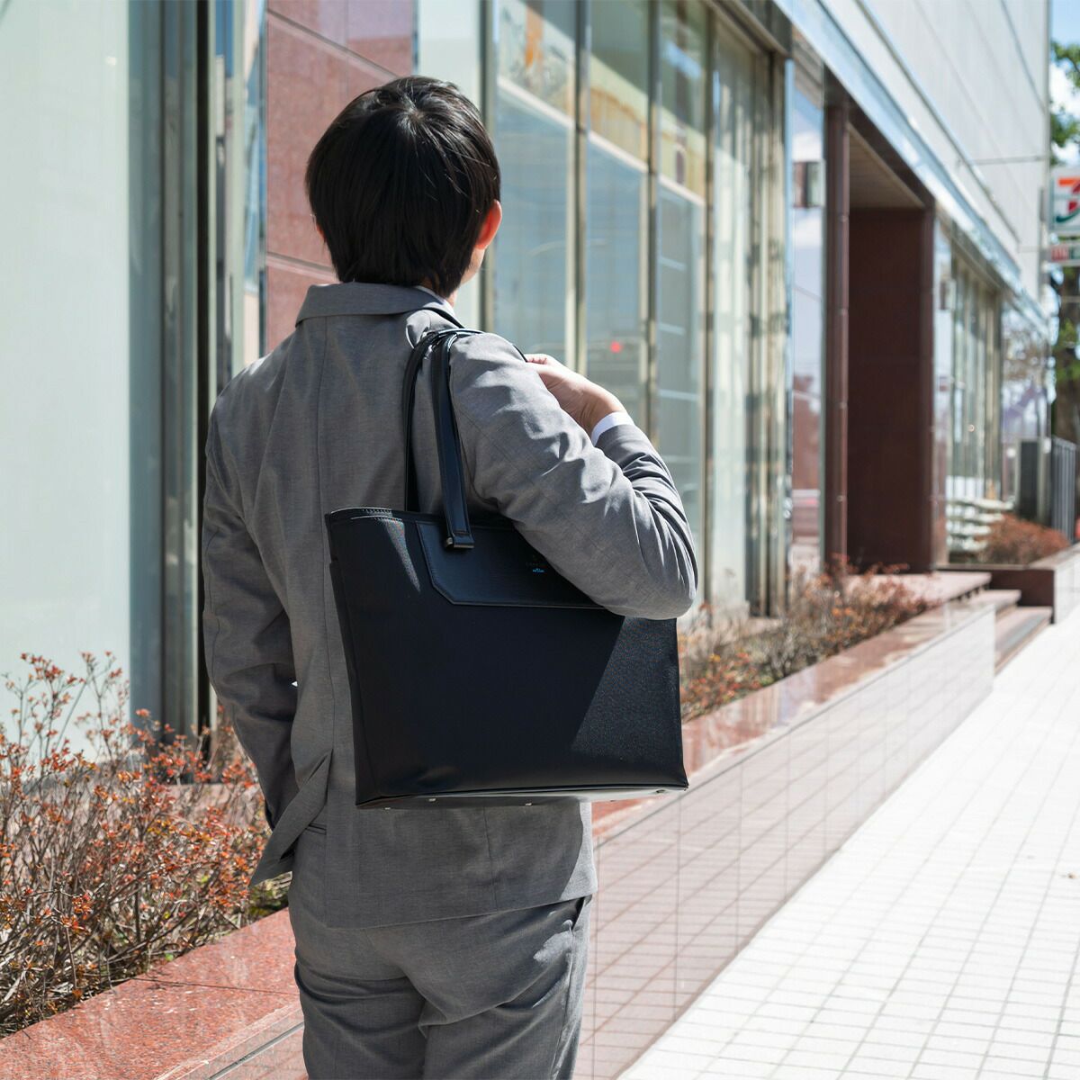 ランバンオンブルートートバッグビジネストートLANVINenBleuビジネスバッグトートリッパーメンズレディースA4ビジネスカジュアル軽量撥水撥水加工スリム通勤出張仕事ブランドおしゃれ517711