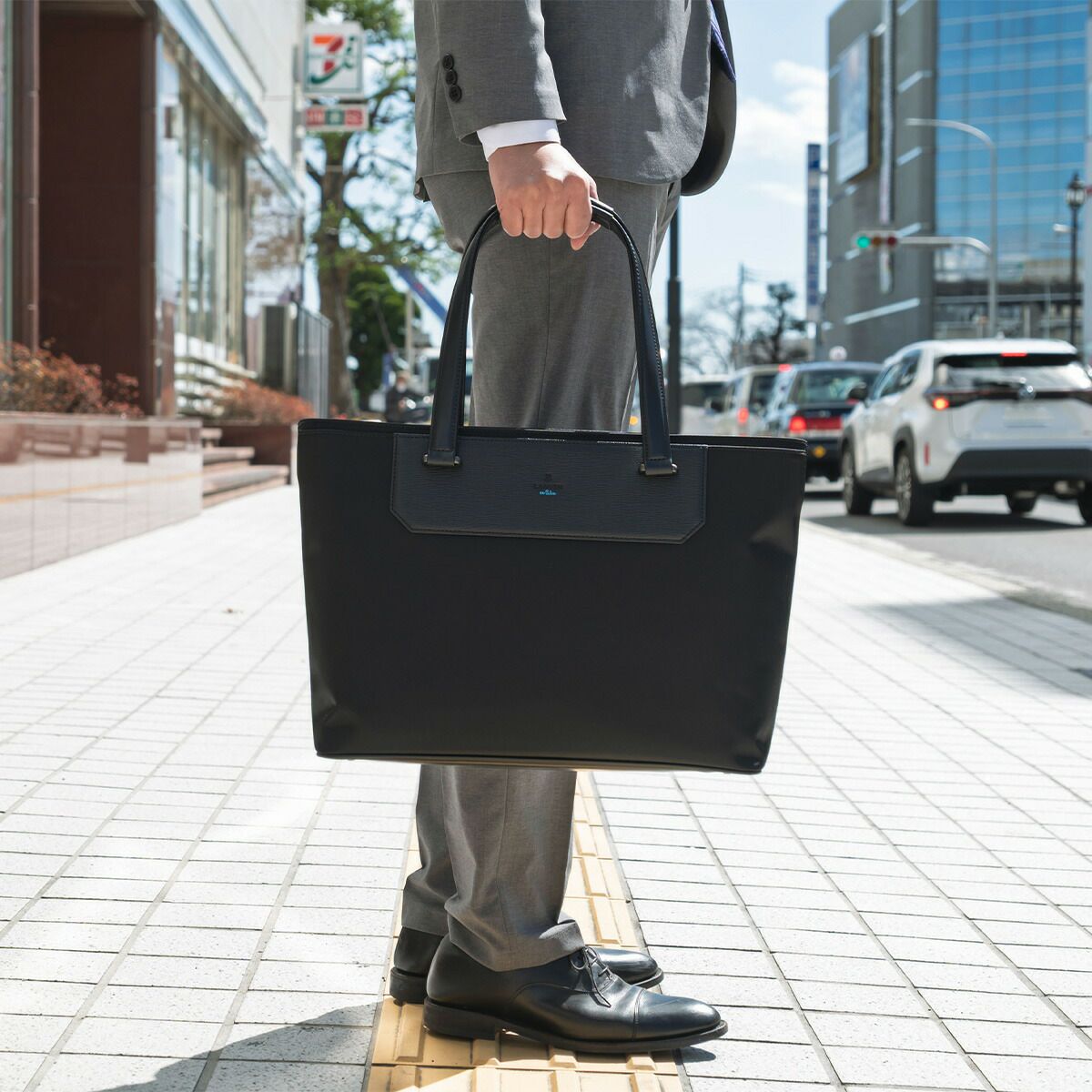 ランバンオンブルートートバッグビジネストートLANVINenBleuビジネスバッグトートリッパーメンズレディースB4ビジネスカジュアル軽量撥水大きめ大容量通勤出張仕事ブランドおしゃれ517712