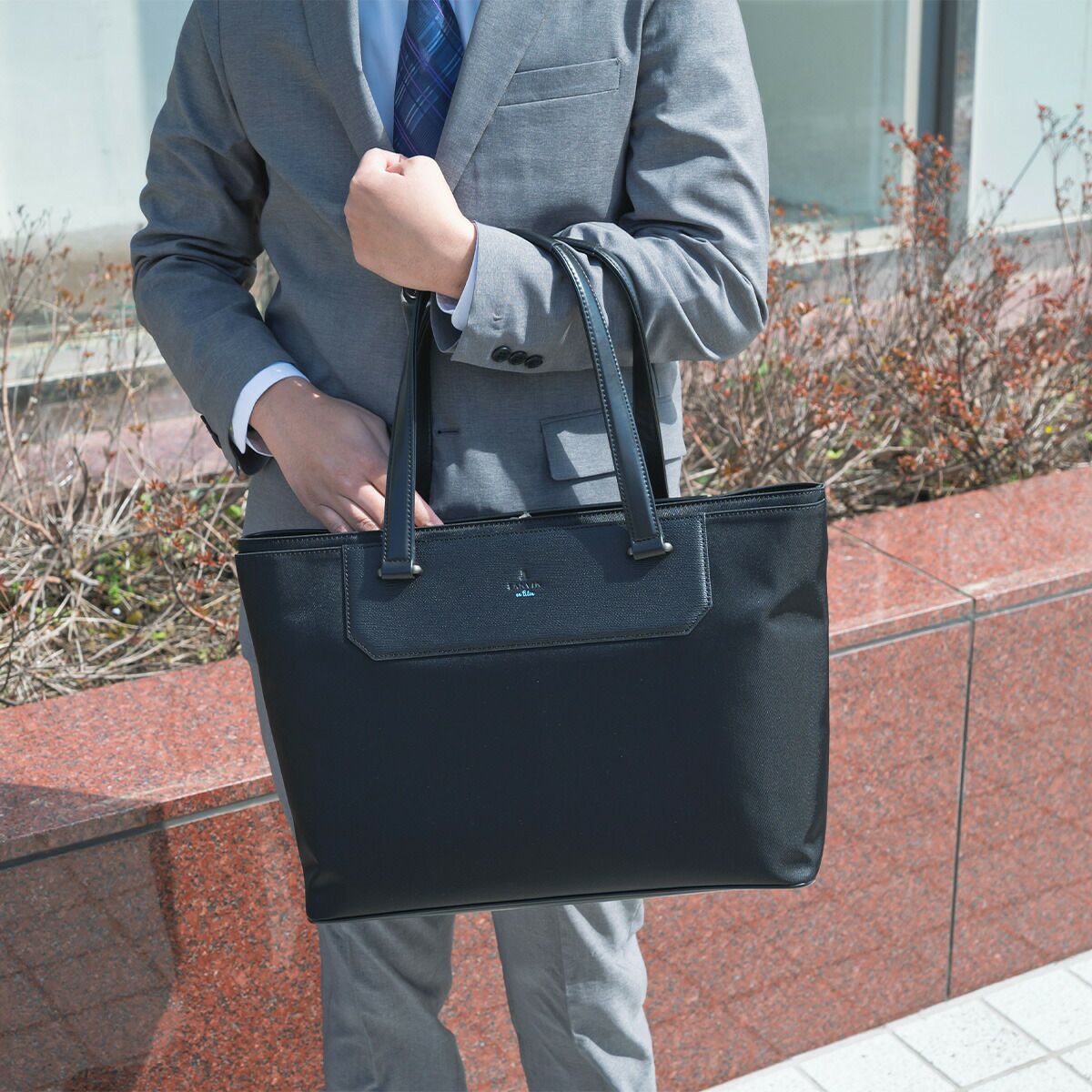 ランバンオンブルートートバッグビジネストートLANVINenBleuビジネスバッグトートリッパーメンズレディースB4ビジネスカジュアル軽量撥水大きめ大容量通勤出張仕事ブランドおしゃれ517712