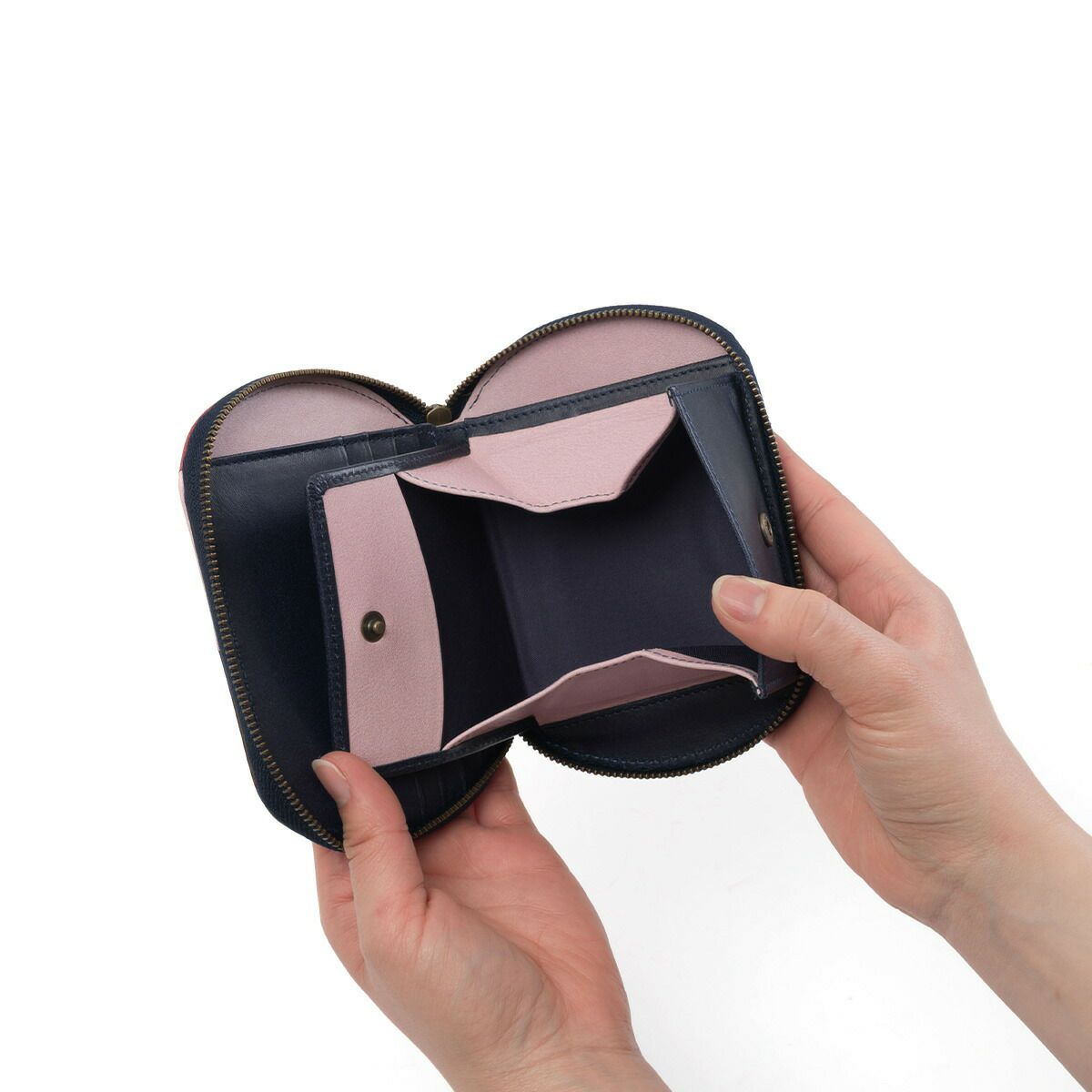 シビラ財布sybilla2つ折財布二つ折りミニ財布ファスナー開閉カミーノ女性レディースブランド牛革コンパクトおしゃれかわいい5470501