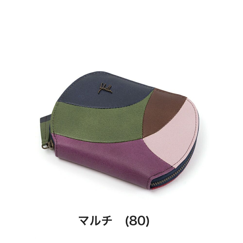 シビラ財布sybilla2つ折財布二つ折りミニ財布ファスナー開閉カミーノ女性レディースブランド牛革コンパクトおしゃれかわいい5470501