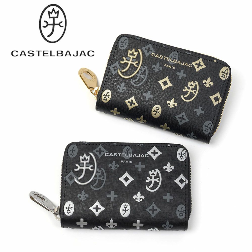 カステルバジャック小銭入れラウンドファスナーメンズレディースマドレーヌCASTELBAJACコインケース本革革レザーファスナーミニウォレットミニ財布人気ブランドコンパクト65631