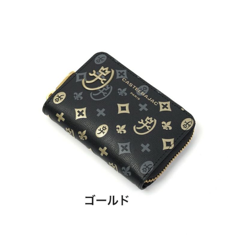カステルバジャック小銭入れラウンドファスナーメンズレディースマドレーヌCASTELBAJACコインケース本革革レザーファスナーミニウォレットミニ財布人気ブランドコンパクト65631