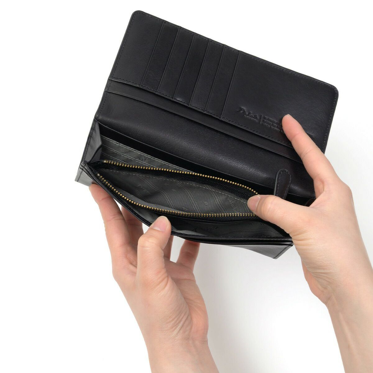 ダコタDakota長財布かぶせ型薄いメンズエティカ財布本革大容量レザー小銭入れありブランドブラック黒グリーン緑DakotaBLACKLABELダコタブラックレーベル0620322