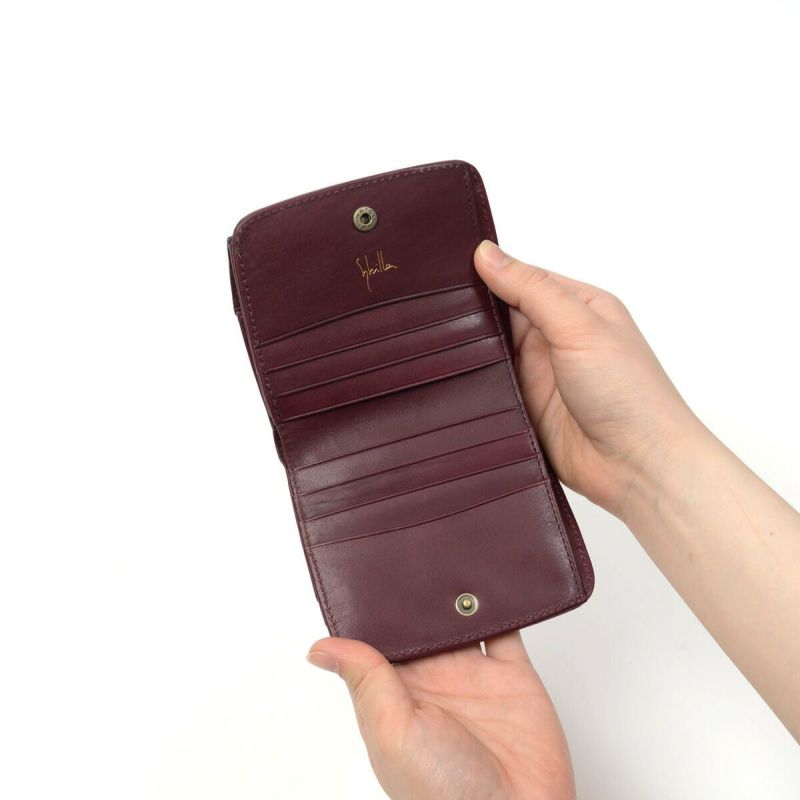 シビラ二つ折り財布sybilla財布本革二つ折り折り財布カデネータレディース四方口小銭入れあり2つ折り財布ブランドミニウォレットウォレットかわいいおしゃれコンパクト5470550