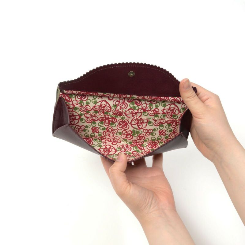 シビラ長財布sybilla財布がま口カデネータレディース小銭入れありブランドロングウォレットウォレットかわいいおしゃれ大容量本革5470554