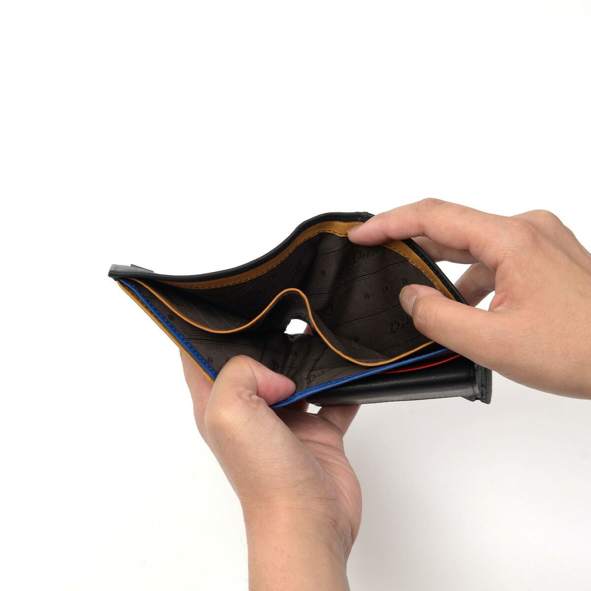 ダコタ財布メンズDakota二つ折り財布メンズワキシー折り財布本革レザー小銭入れ付きコンパクトハーフウォレットブランドイタリア製牛革男性DakotaBLACKLABELダコタブラックレーベル0625910