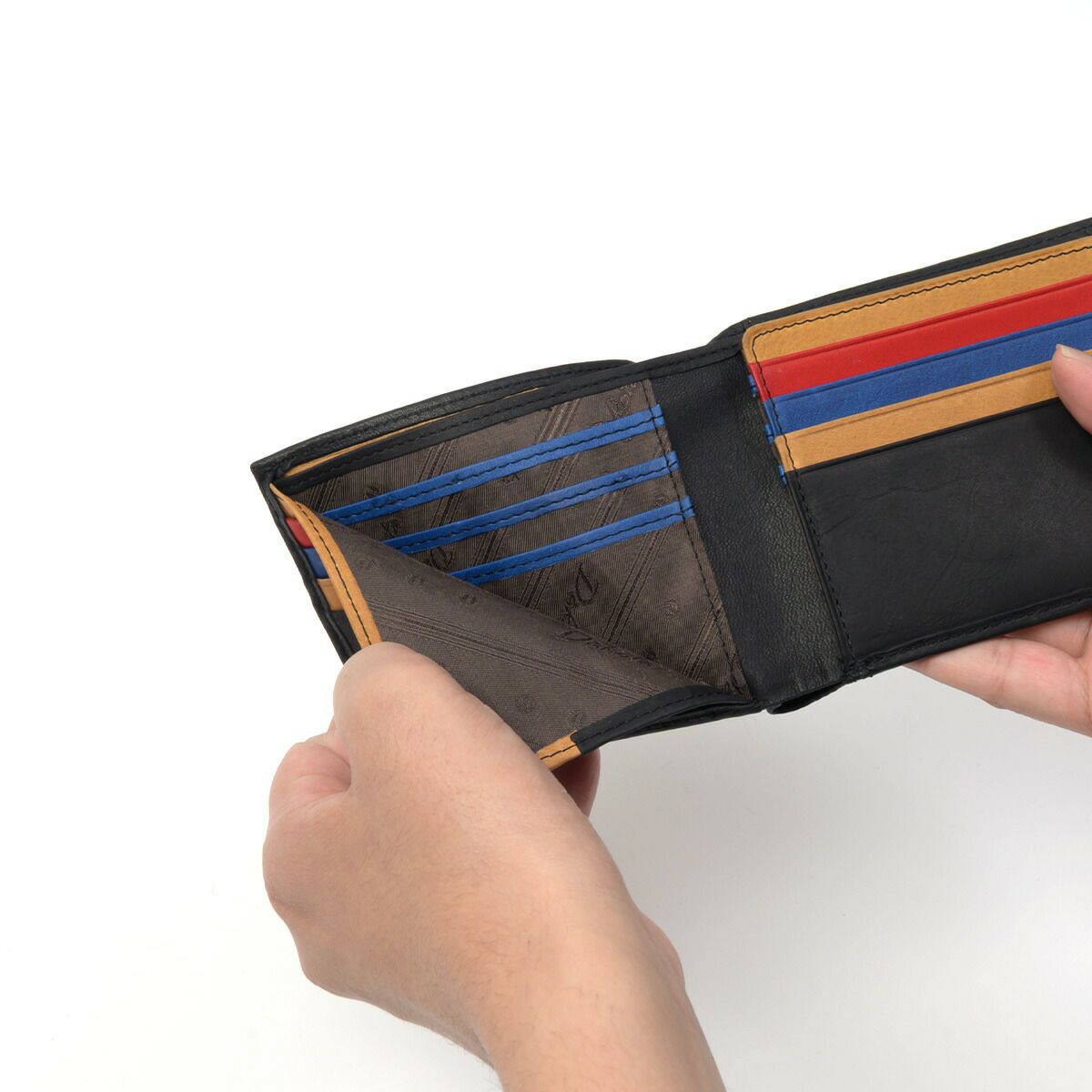 ダコタ財布Dakota二つ折り財布純札札入れ小銭入れなしメンズレディースワキシー札入れ折り財布本革レザーコンパクトハーフウォレットブランドイタリア製ダコタブラックレーベル0625911