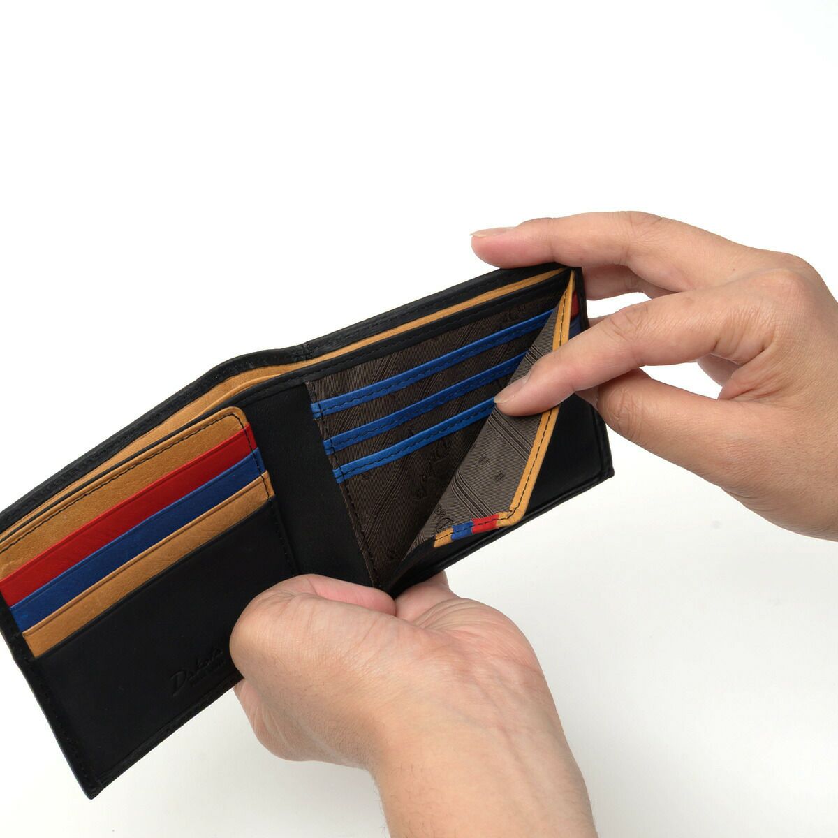 ダコタ財布Dakota二つ折り財布純札札入れ小銭入れなしメンズレディースワキシー札入れ折り財布本革レザーコンパクトハーフウォレットブランドイタリア製ダコタブラックレーベル0625911