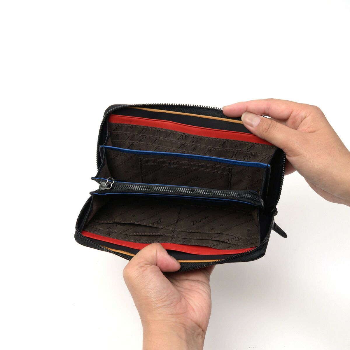 ダコタ長財布Dakota財布長札メンズレディースワキシー札入れラウンドファスナー小銭入れ有り小銭入れ本革レザー大容量ロングウォレットブランドイタリア製牛革ダコタブラックレーベル0625913