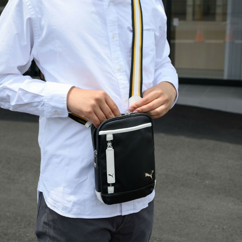 PUMAショルダーバッグミニタテ型プーマバッグメンズレディースショルダー斜め掛けななめ掛けカジュアルコンパクト小さめ普段使い人気スポーツJ20314