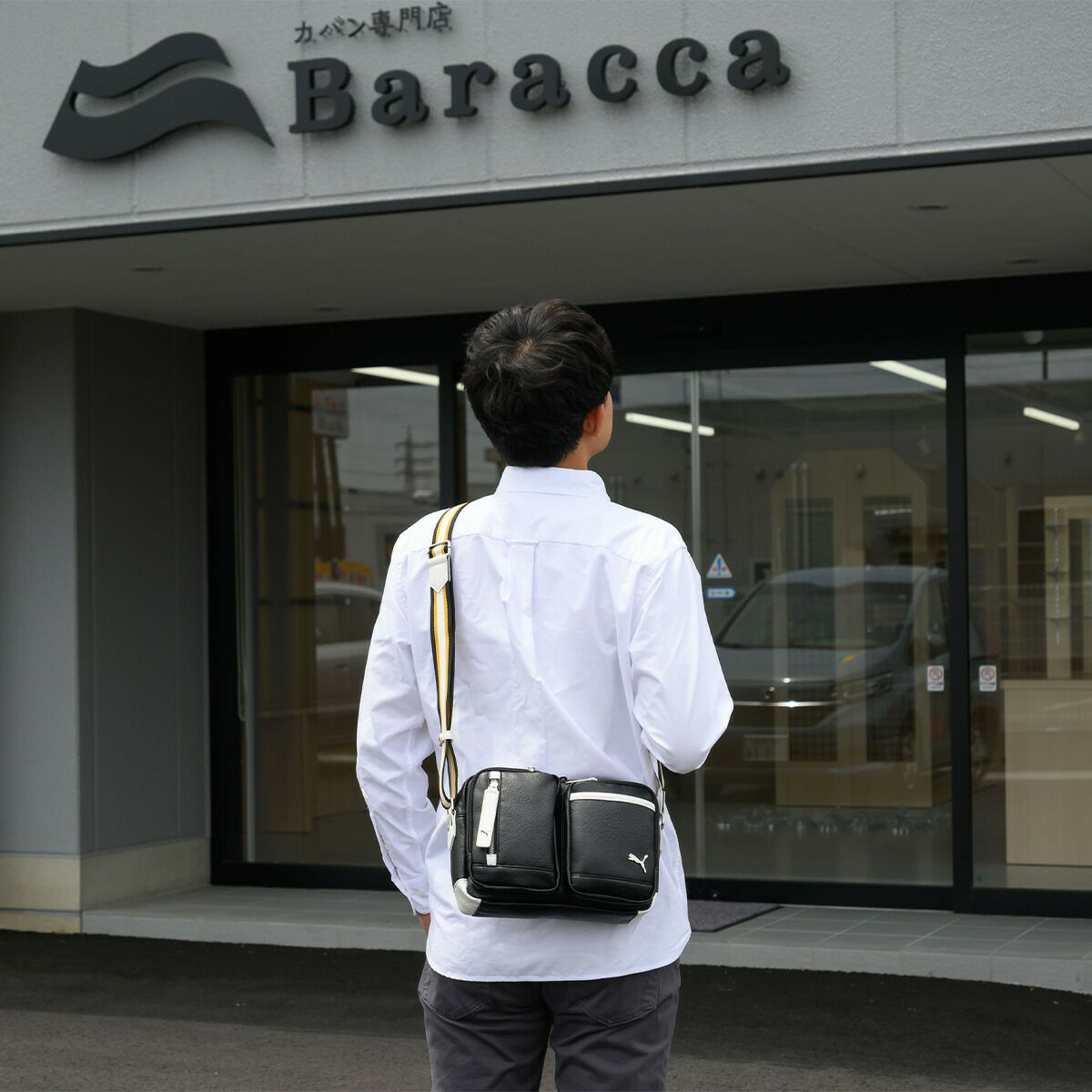 PUMAショルダーバッグヨコ型プーマバッグメンズレディースショルダー斜め掛けななめ掛け横型大容量カジュアル普段使い人気スポーツシンプルおしゃれJ20316