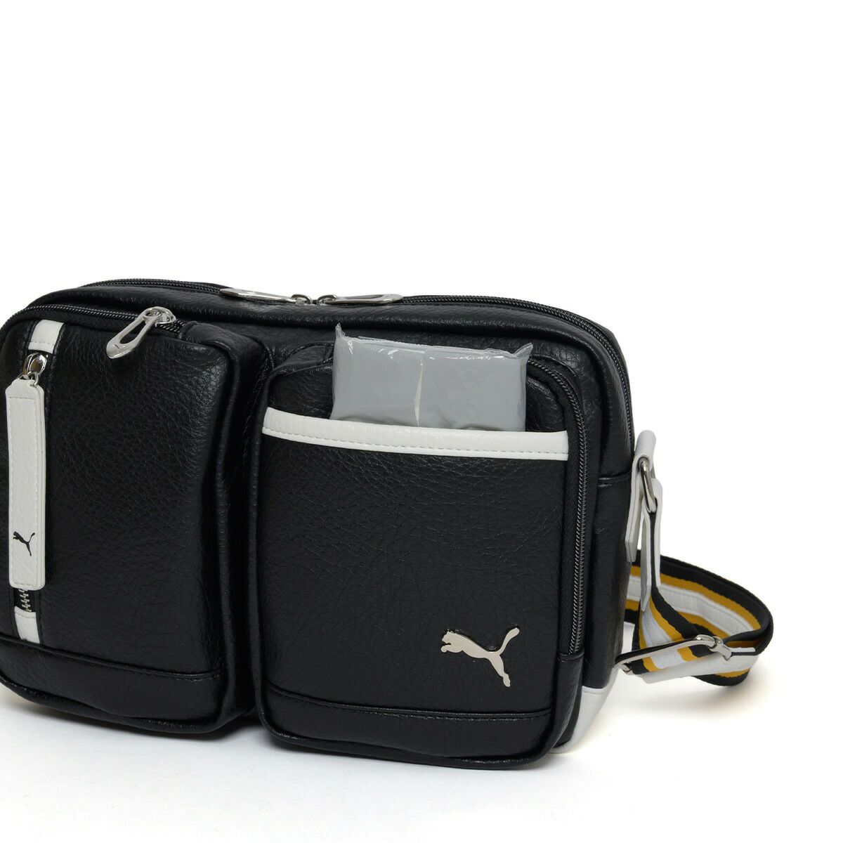 PUMAショルダーバッグヨコ型プーマバッグメンズレディースショルダー斜め掛けななめ掛け横型大容量カジュアル普段使い人気スポーツシンプルおしゃれJ20316