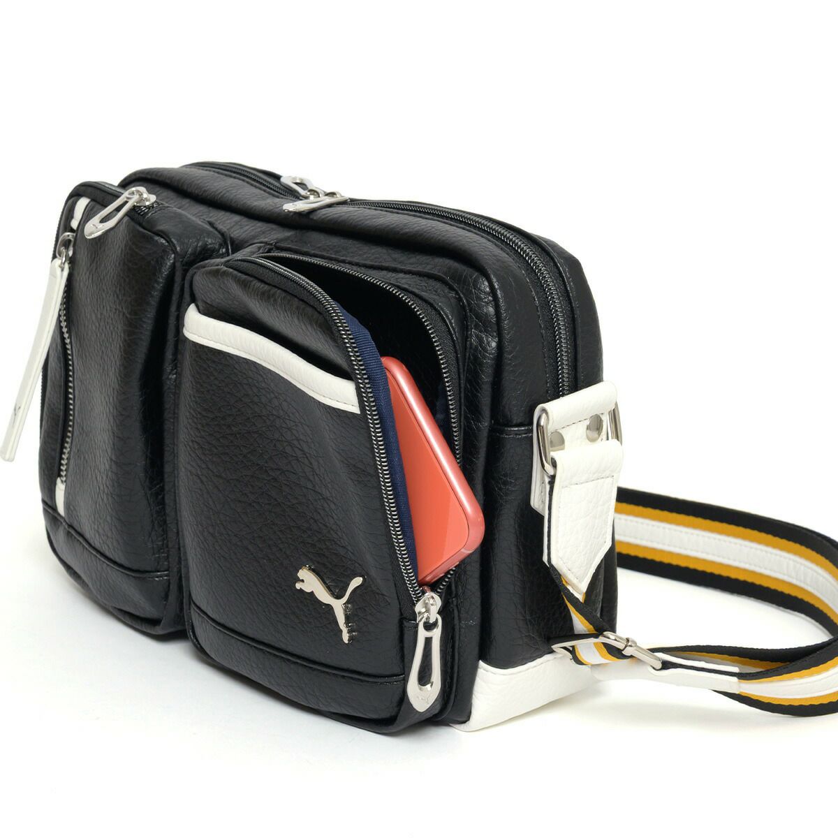 PUMAショルダーバッグヨコ型プーマバッグメンズレディースショルダー斜め掛けななめ掛け横型大容量カジュアル普段使い人気スポーツシンプルおしゃれJ20316