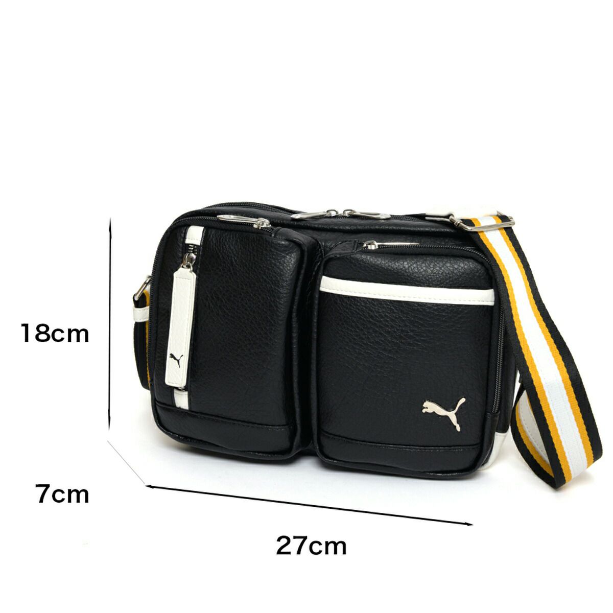 PUMAショルダーバッグヨコ型プーマバッグメンズレディースショルダー斜め掛けななめ掛け横型大容量カジュアル普段使い人気スポーツシンプルおしゃれJ20316