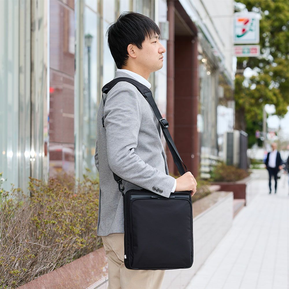 エースショルダーバッグA4サイズace.GENEエースジーンフレックスライトフィットバッグメンズ大容量大きめ通勤aceGENE縦型プレゼント男性ブランド54554