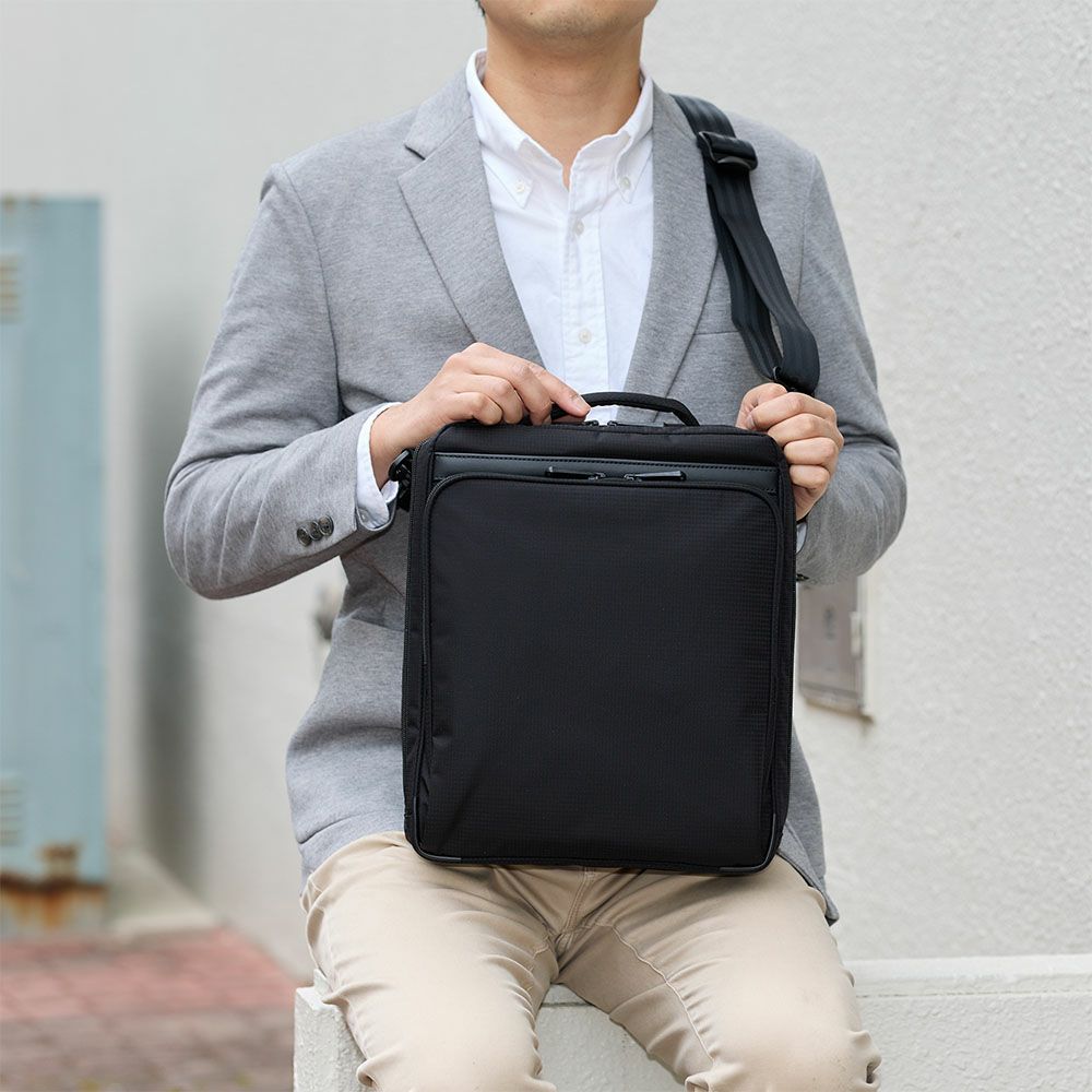 エースショルダーバッグA4サイズace.GENEエースジーンフレックスライトフィットバッグメンズ大容量大きめ通勤aceGENE縦型プレゼント男性ブランド54554