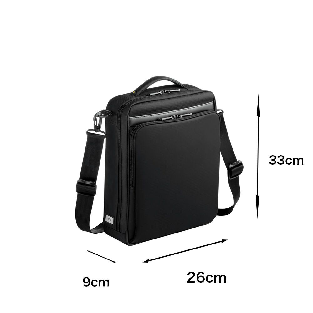 エースショルダーバッグA4サイズace.GENEエースジーンフレックスライトフィットバッグメンズ大容量大きめ通勤aceGENE縦型プレゼント男性ブランド54554