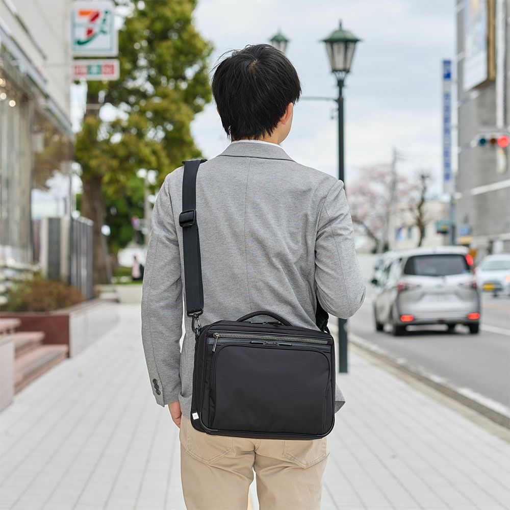 エースショルダーバッグA4サイズ横型ace.GENEエースジーンフレックスライトフィットバッグメンズ大容量大きめ通勤aceGENEプレゼント男性ブランド54556