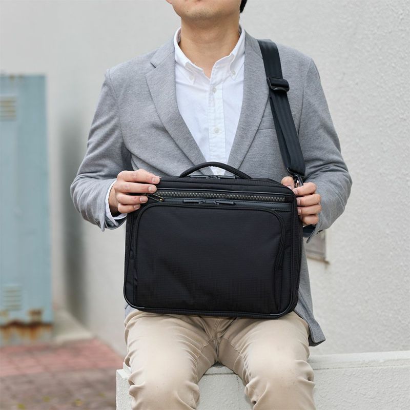 エースショルダーバッグA4サイズ横型ace.GENEエースジーンフレックスライトフィットバッグメンズ大容量大きめ通勤aceGENEプレゼント男性ブランド54556