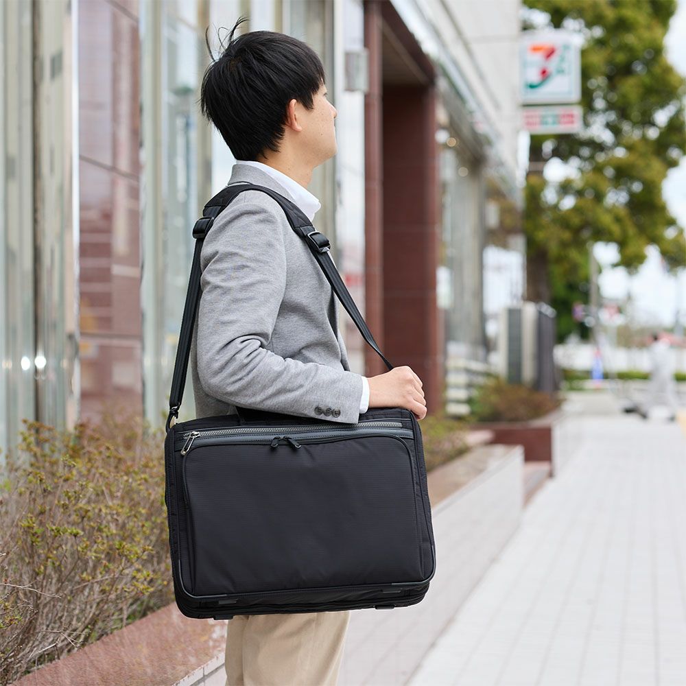 エースビジネスバッグメンズB4容量拡張2気室ace.GENEエースジーンフレックスライトフィットブリーフケースバッグ通勤鞄通勤バッグ通勤軽い軽量aceGENE男性大容量大きめブランド54560