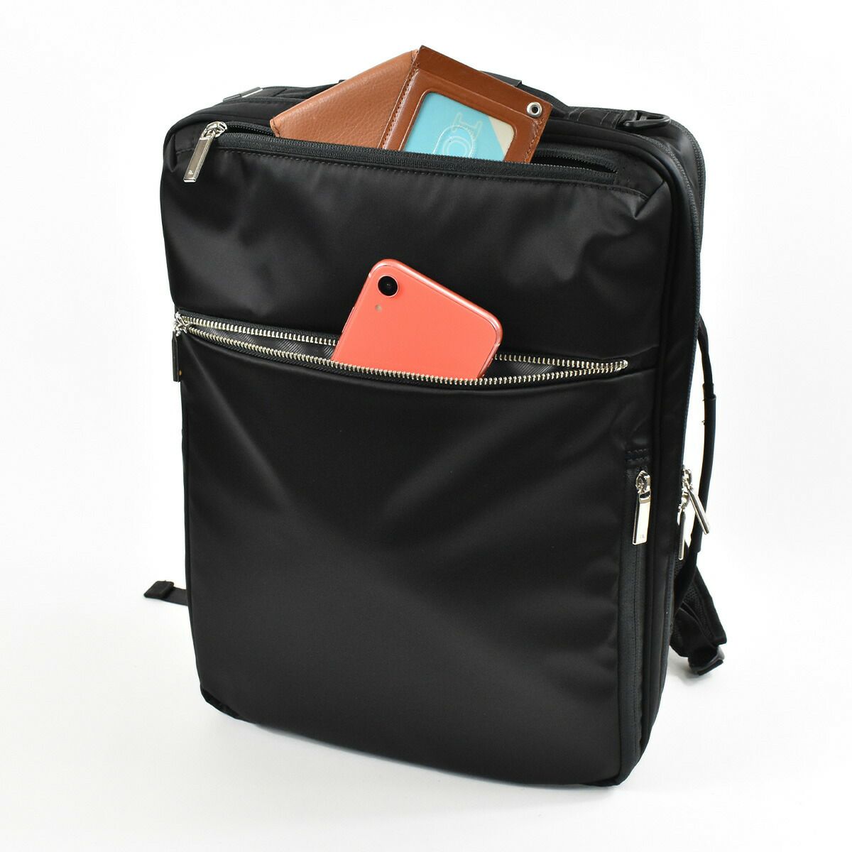 【ポイント10倍】ace.GENE(エースジーンレーベル)ガジェタブル3wayビジネスバッグA4ファイルサイズメンズ防水撥水通勤パソコン収納２気室おしゃれかっこいいブラックネイビーカーキ|ビジネスリュックリュックバックパックバッグバックビジネス3way