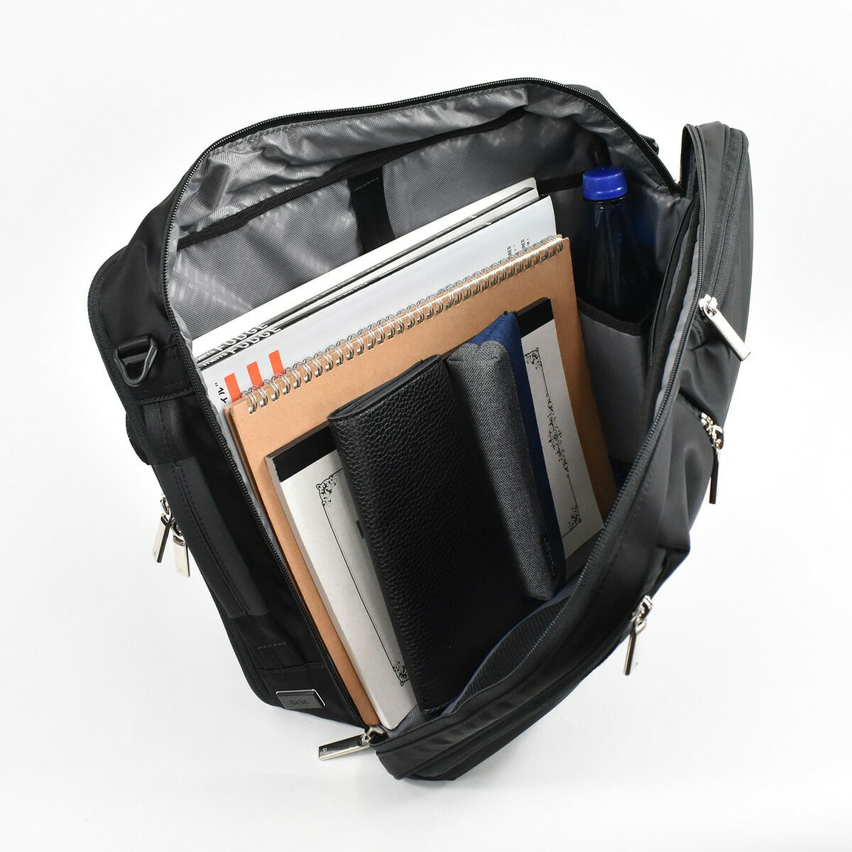 【ポイント10倍】ace.GENE(エースジーンレーベル)ガジェタブル3wayビジネスバッグA4ファイルサイズメンズ防水撥水通勤パソコン収納２気室おしゃれかっこいいブラックネイビーカーキ|ビジネスリュックリュックバックパックバッグバックビジネス3way