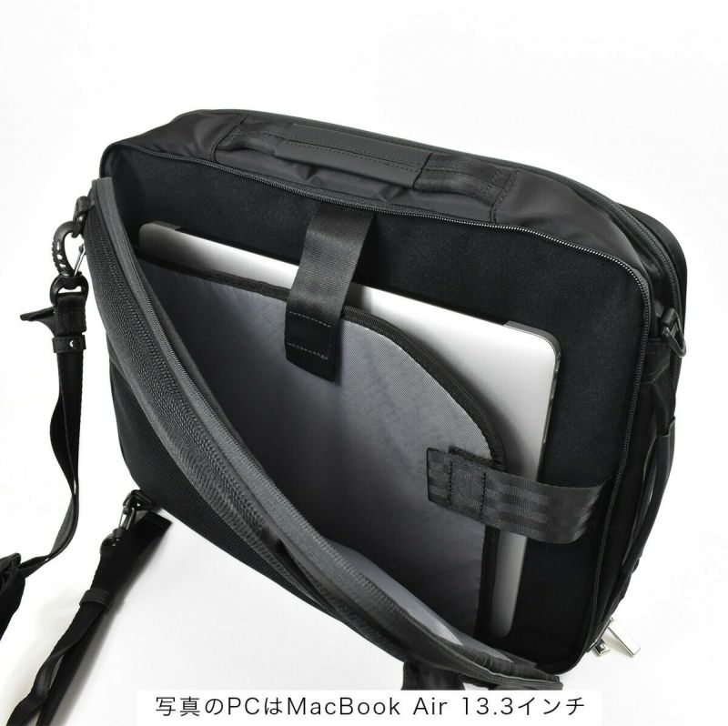 【ポイント10倍】ace.GENE(エースジーンレーベル)ガジェタブル3wayビジネスバッグA4ファイルサイズメンズ防水撥水通勤パソコン収納２気室おしゃれかっこいいブラックネイビーカーキ|ビジネスリュックリュックバックパックバッグバックビジネス3way