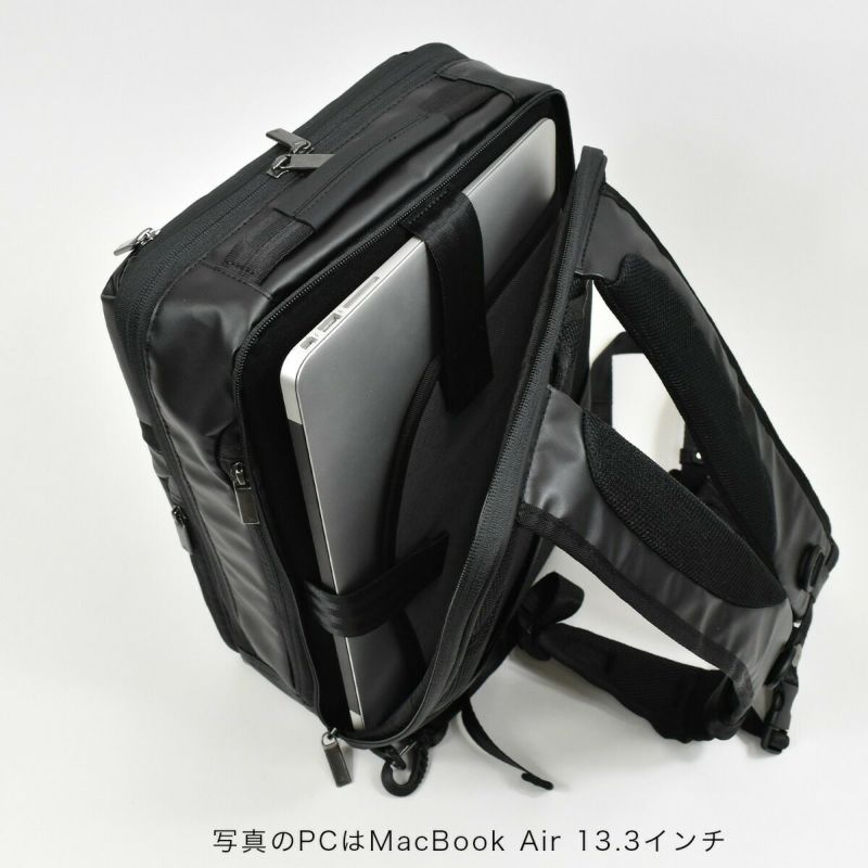 ace.GENE(エースジーンレーベル)ガジェタブルWRビジネスリュックA4サイズビジネスバッグメンズ自転車防水撥水通勤パソコン収納２気室おしゃれかっこいい|ビジネスバックリュックリュックサックバックパックバッグバックビジネス