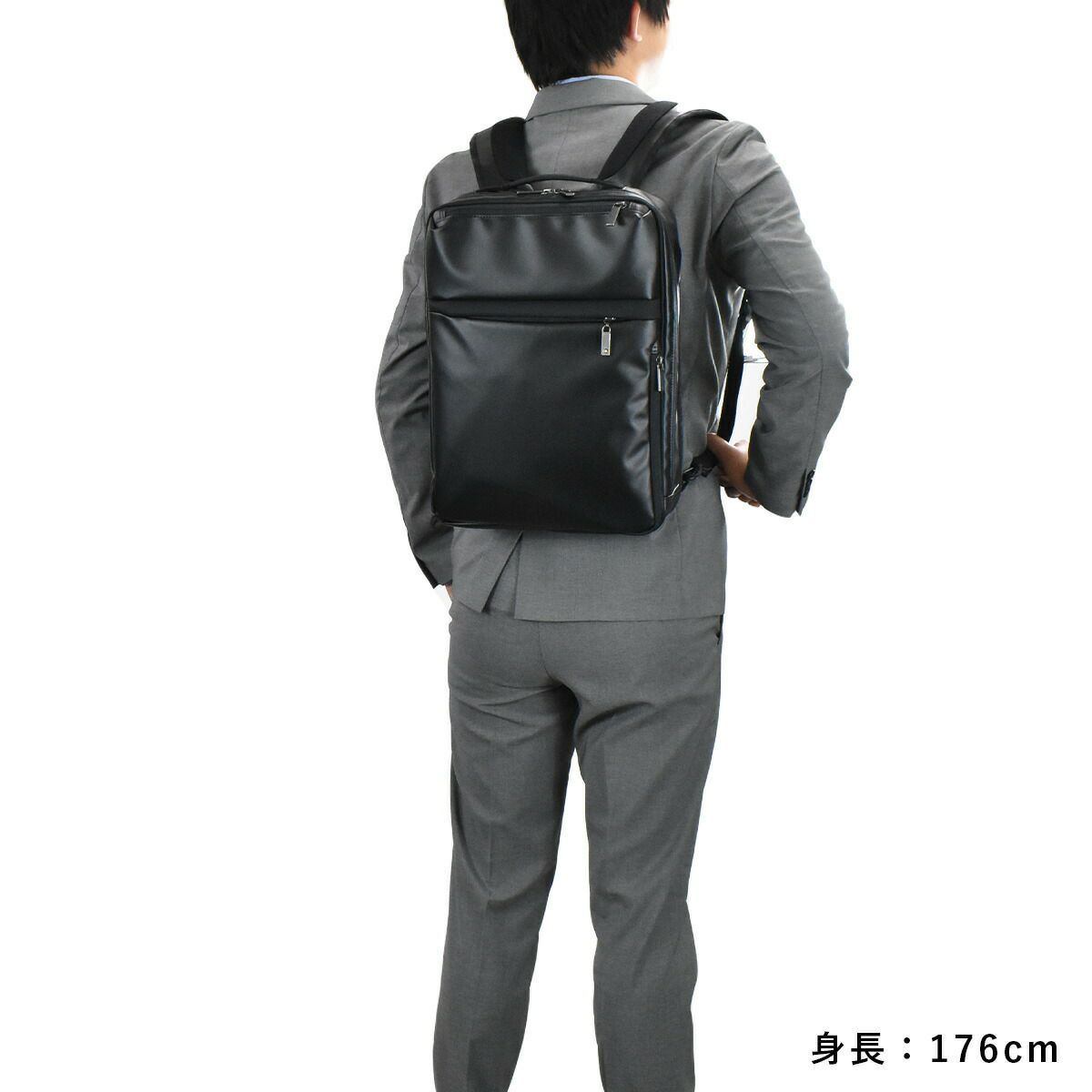 ace.GENEエースジーンレーベルガジェタブルWRビジネスリュックA4ファイルサイズ