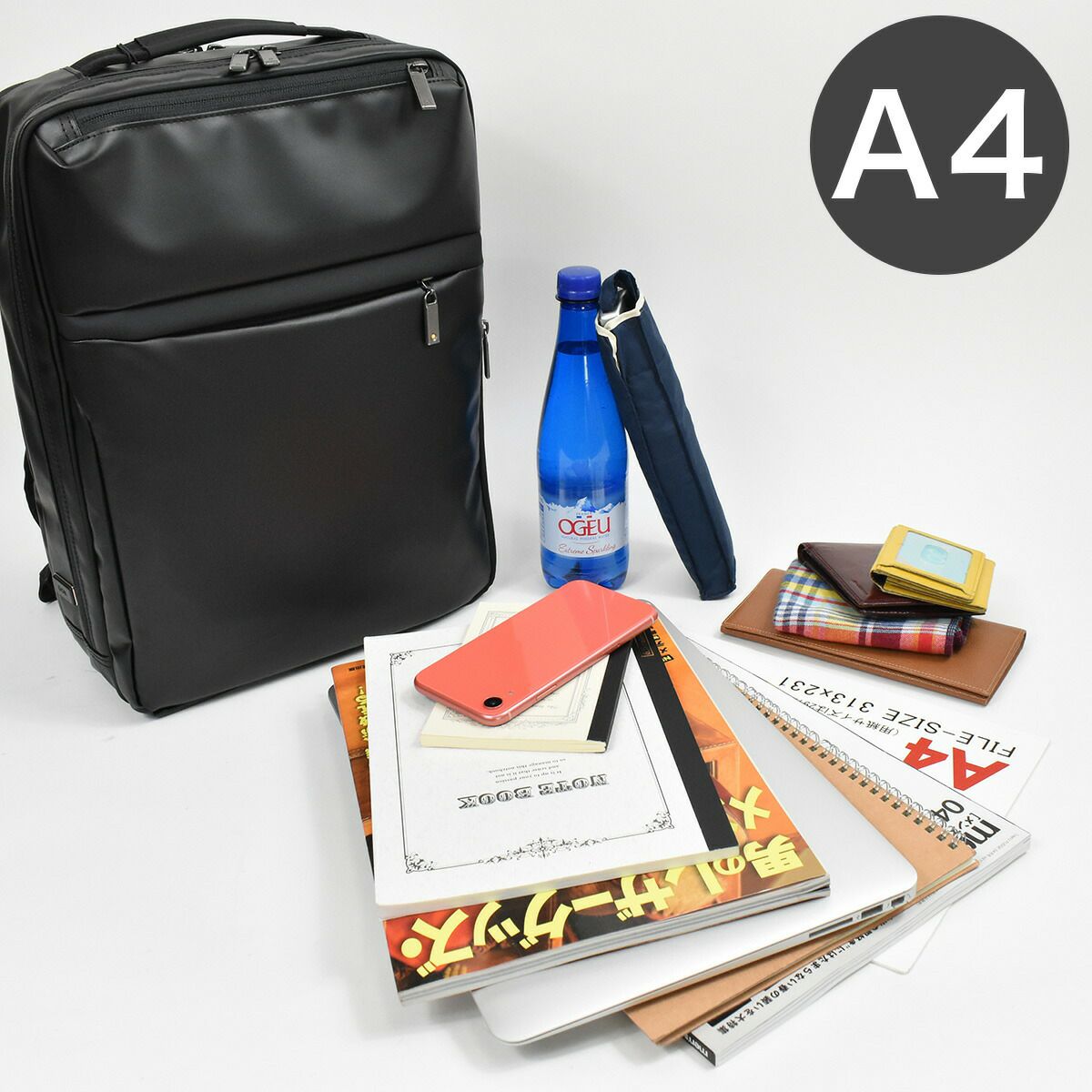 ace.GENEエースジーンレーベルガジェタブルWRビジネスリュックA4ファイルサイズ