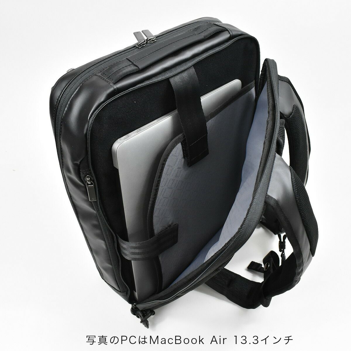 ace.GENE(エースジーンレーベル)ガジェタブルWRビジネスリュックA4サイズビジネスバッグメンズ自転車防水撥水通勤パソコン収納２気室おしゃれかっこいい|ビジネスバックリュックリュックサックバックパックバッグバックビジネス