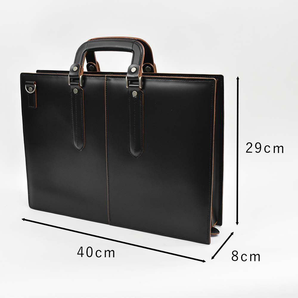 COMPLEXGARDENS枯淡（コタン）2way牛革ビジネスバッグA4サイズ大開きタイプ