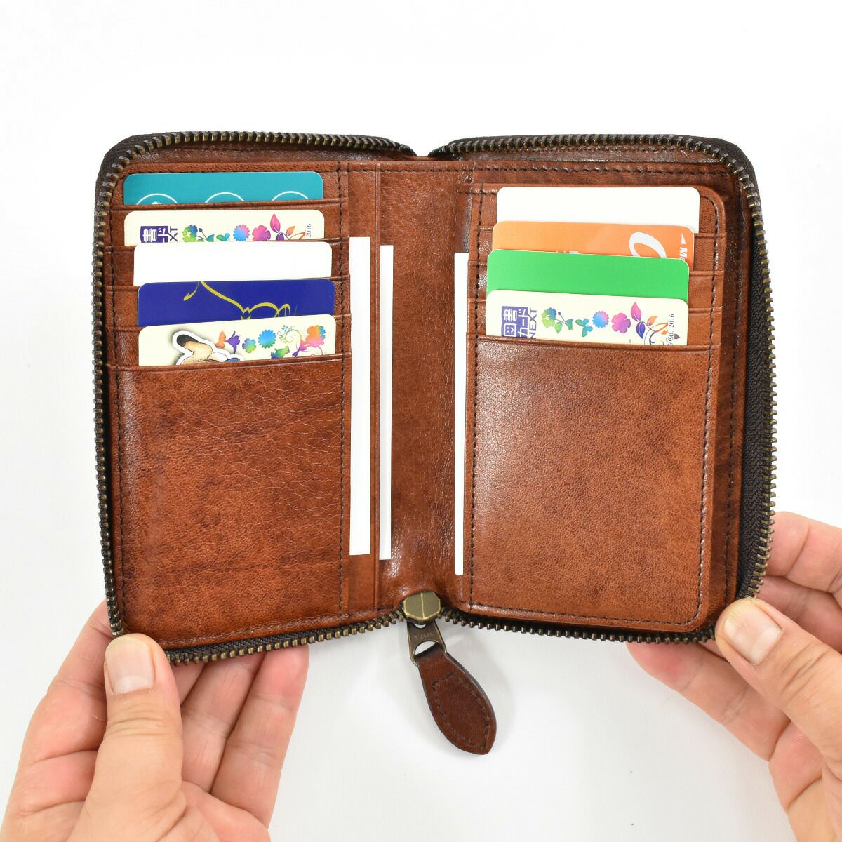 【ポイント10倍】LugardラガードG3ラウンドファスナー二つ折り財布メンズ本革牛革革レザー