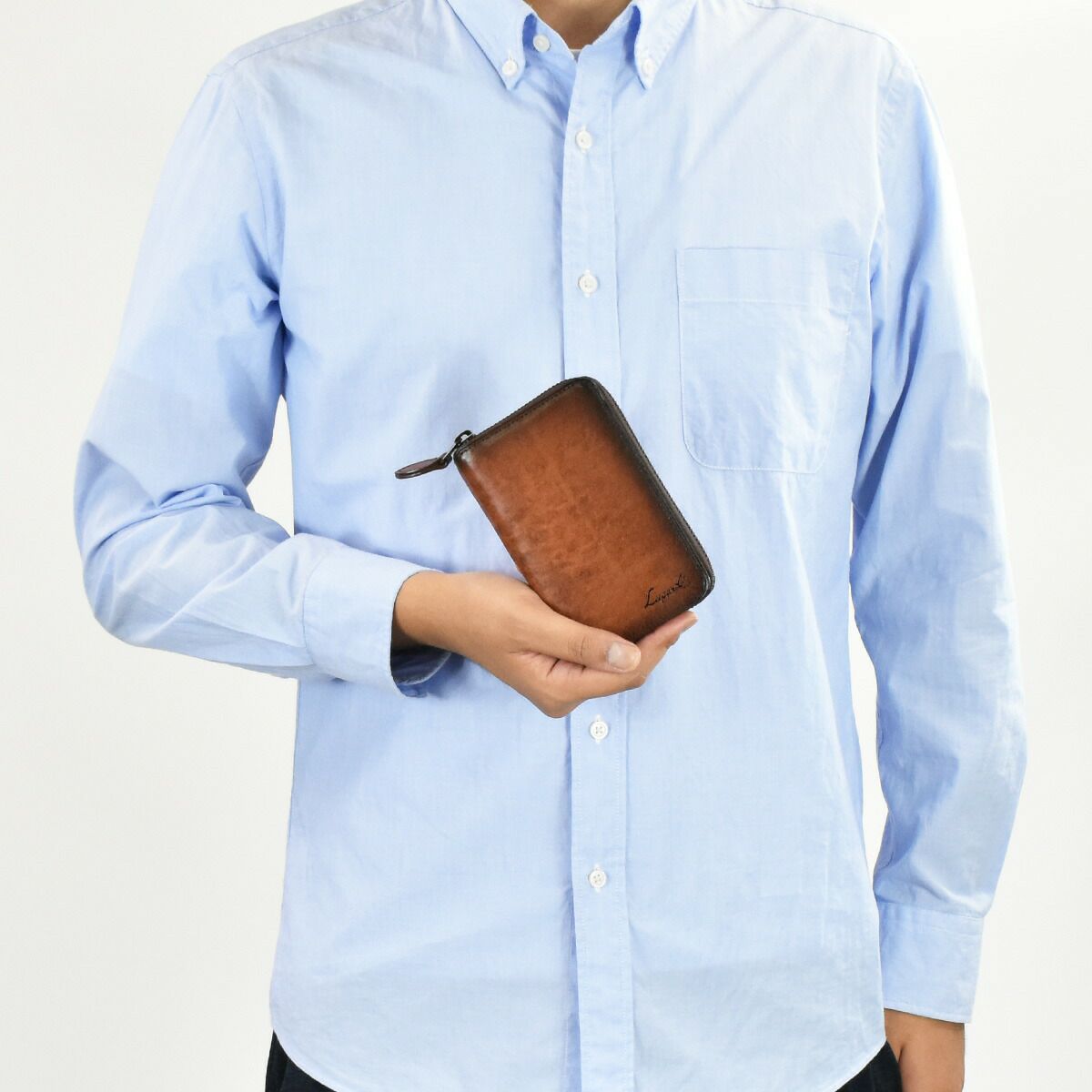 青木鞄財布二つ折りメンズ二つ折り財布ラガードLugardG3縦型タテ型本革牛革革レザー2つ折り財布2つ折りラウンドファスナー折りたたみメンズ財布プレゼント彼氏おしゃれ男性ブランドコンパクト大容量5190