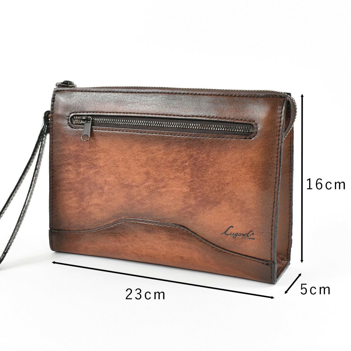 【ポイント10倍】LugardラガードG3本革セカンドバッグ三角マチMサイズ5212|クラッチバッグクラッチバックセカンドバックメンズ結婚式フォーマルレザー本革牛革普段使いブランド国産日本製ブランドブラウン