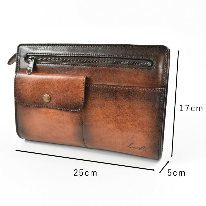 LugardラガードG3本革セカンドバッグ