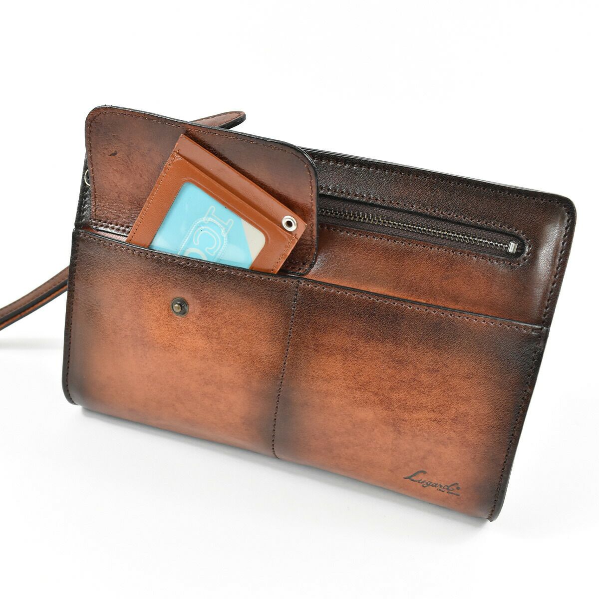 【10%OFFクーポン&P10倍】LugardラガードG3本革セカンドバッグ5214|クラッチバッグクラッチバックセカンドバックメンズ結婚式フォーマルレザー牛革普段使いメンズバッグブランド国産日本製ブラウン