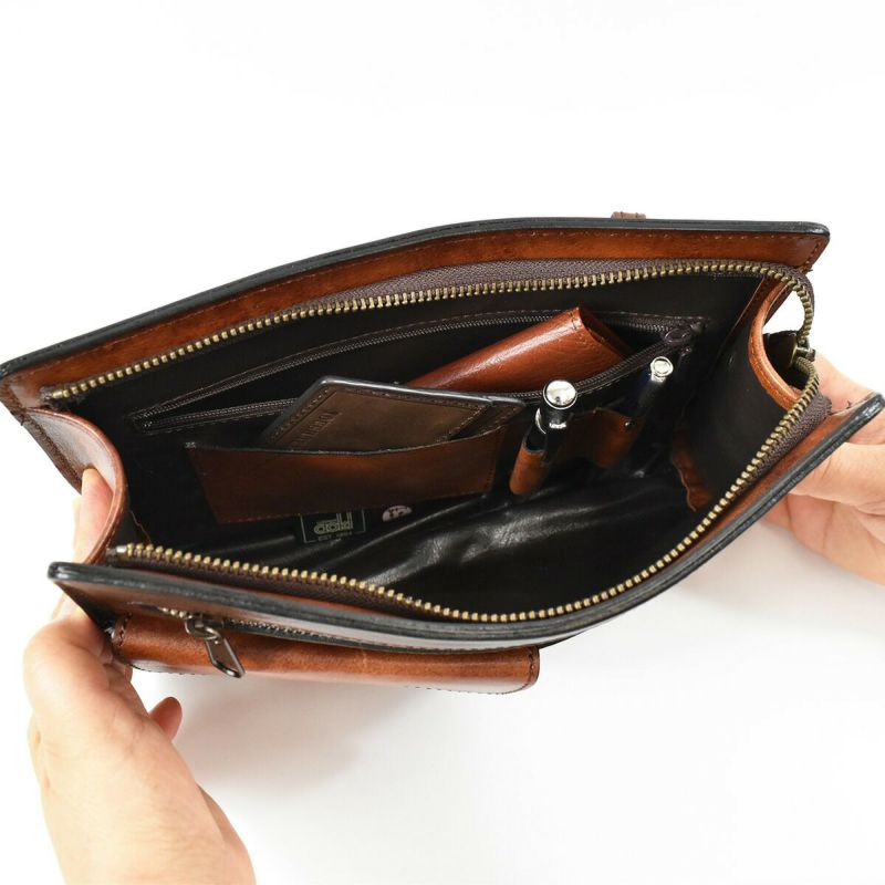 【ポイント最大25倍】ラガードセカンドバッグ青木鞄LugardG3本革メンズクラッチバッグセカンドバックハンドバッグクラッチバックブランド日本製ブラウンクラッチバッグバック誕生日プレゼント大きめおすすめ人気ポケット5214