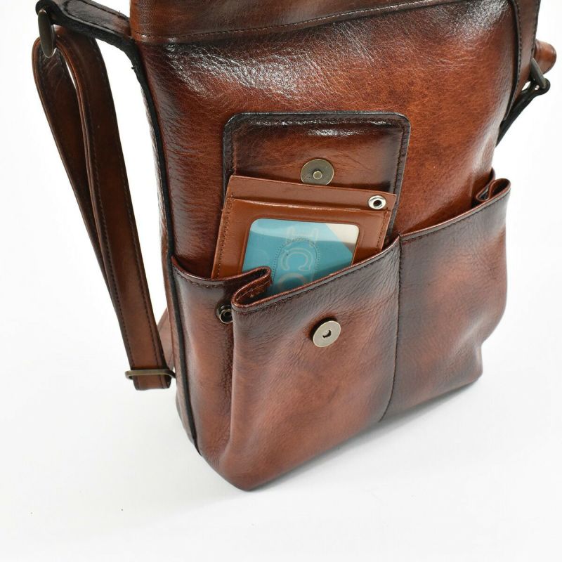 LugardラガードG3本革ショルダーバッグタテ型