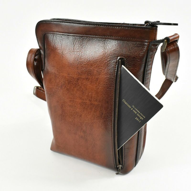 【10%OFFクーポン&P10倍】LugardラガードG3本革レザーショルダーバッグタテ型メンズショルダーショルダーバック青木鞄日本製