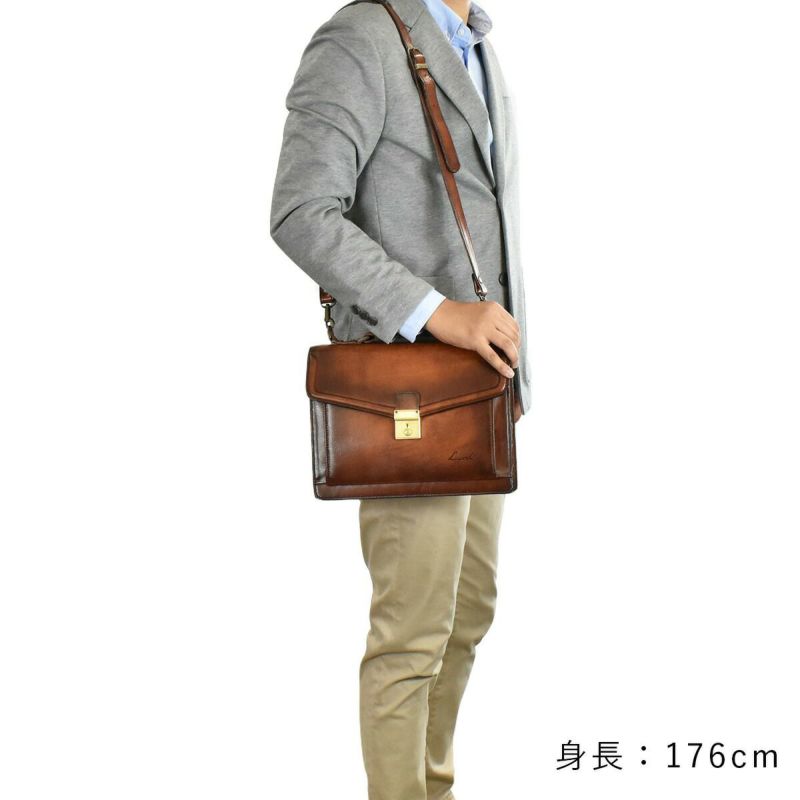 LugardG3シリーズ2way牛革ショルダーバッグカブセ型