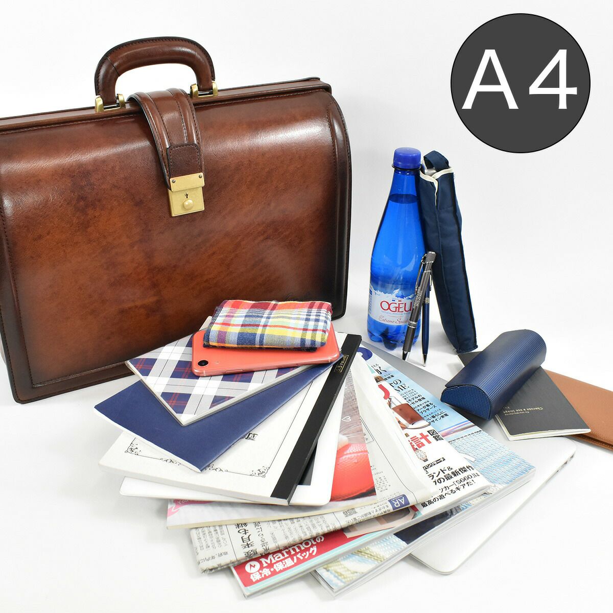 LugardG3シリーズ牛革ダレスバッグA4ファイルサイズ