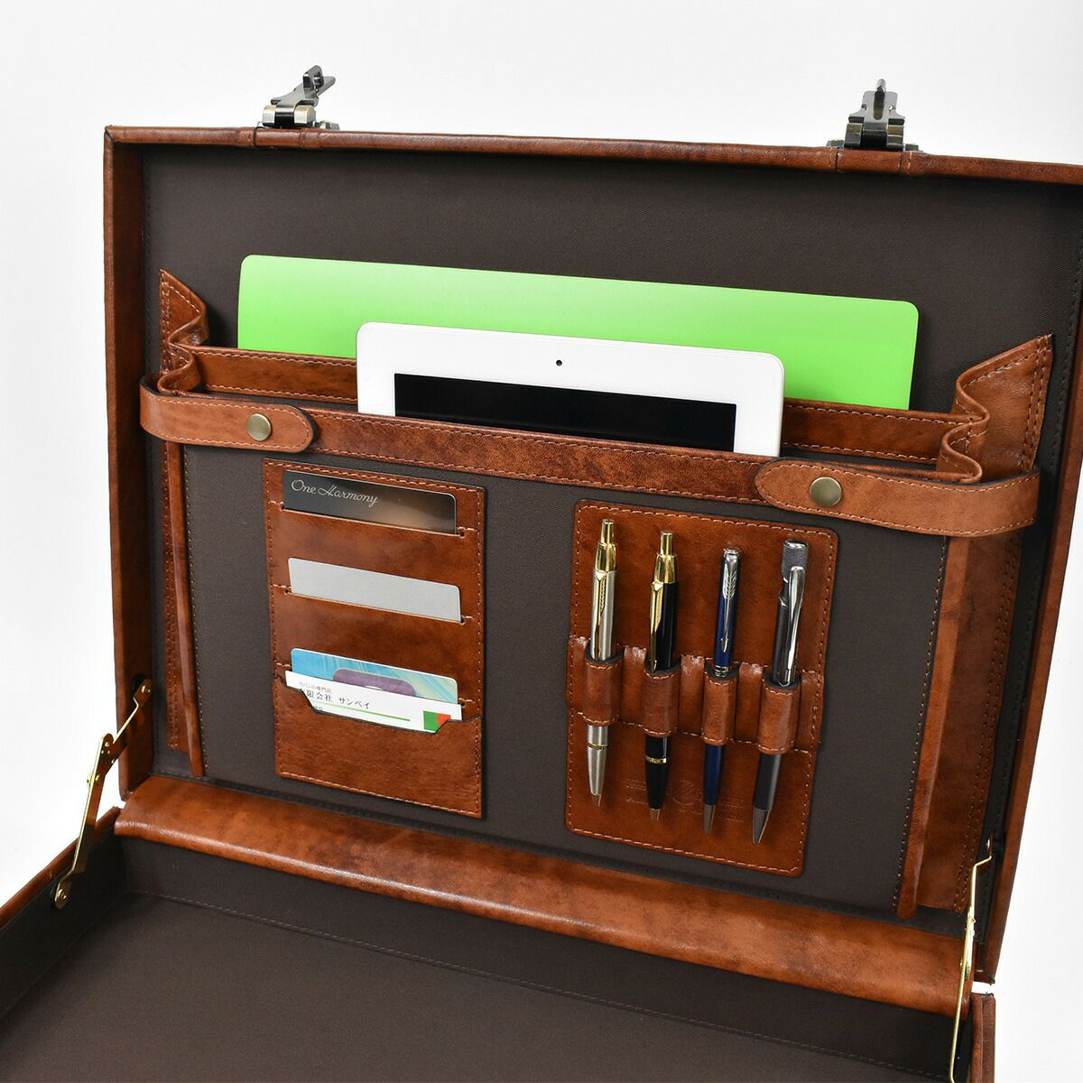 LugardラガードG3シリーズ本革アタッシュケースB4ファイルサイズB4LGg5242|ビジネスバッグビジネスバックアタッシェケースメンズメンズバックバッグバックかばんカバン鞄日本製国産牛革青木鞄AOKIハード