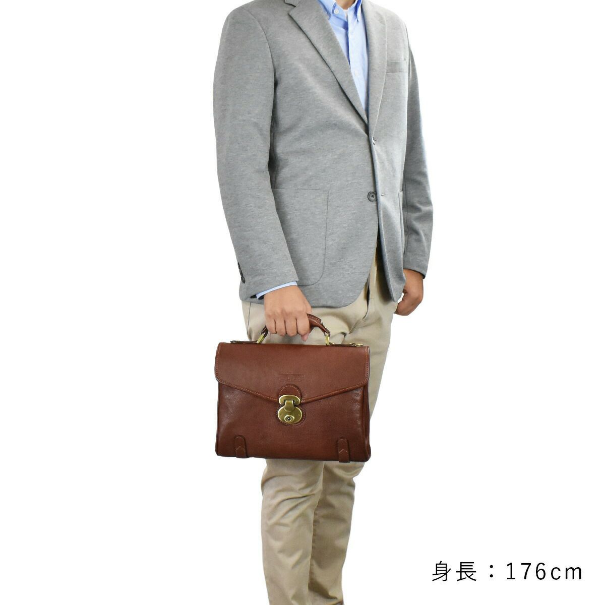 Lugard、NEVADAラガードネヴァダ2way牛革ショルダーバッグカブセ型、B5サイズ