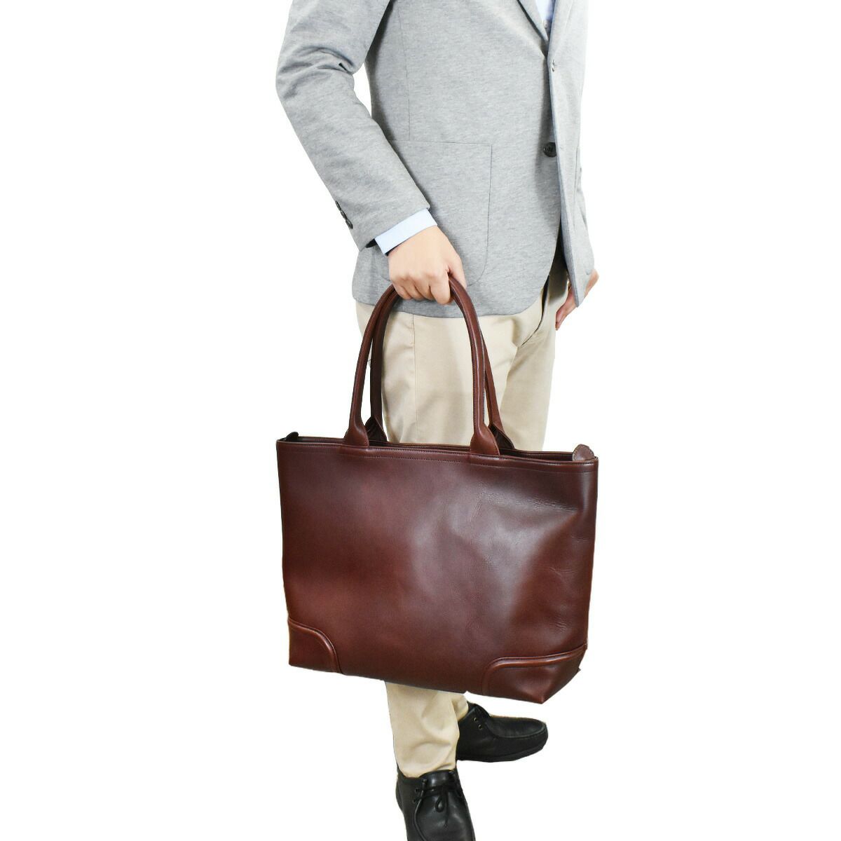 FIVEWOODSファイブウッズプラトウシリーズ本革トートバッグ大サイズ