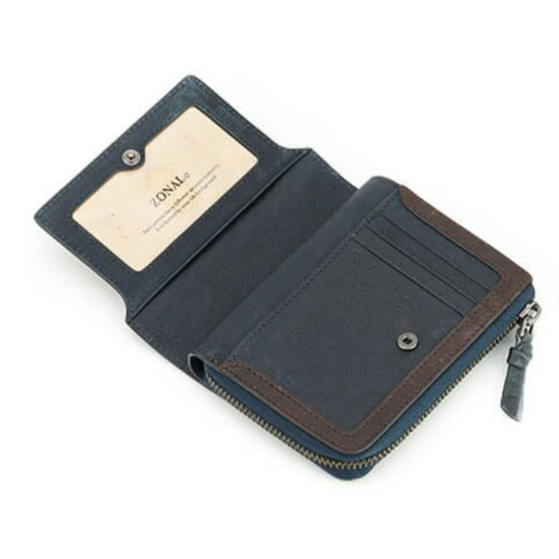 ZONALe(ゾナール)ORLO(オルロ)ラウンド式二つ折り財布中ベラ付き