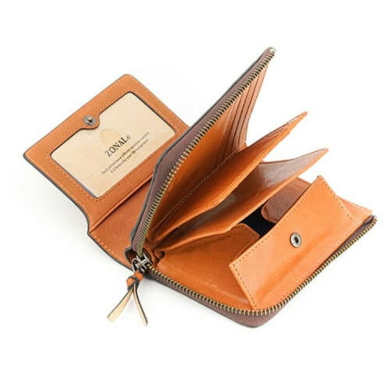 ZONALe(ゾナール)ORLO(オルロ)ラウンド式二つ折り財布中ベラ付き