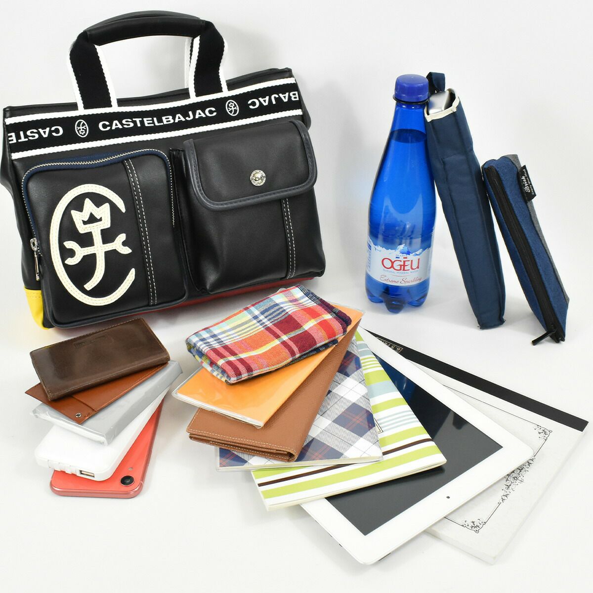 カステルバジャックドミネ手提げバッグドライビングトート